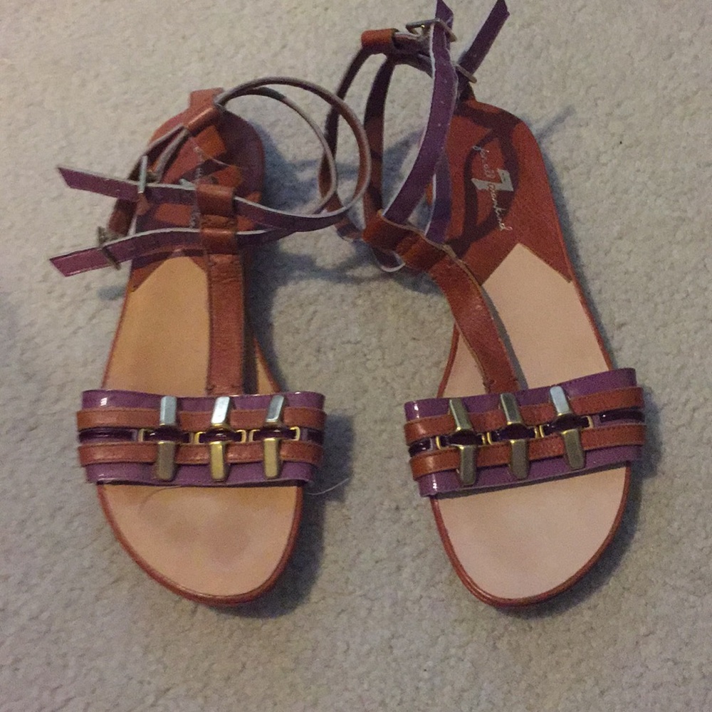 7 for all mankind sandals size 6.5.